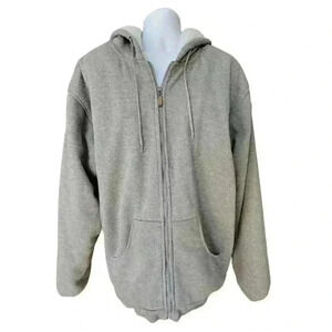 Kenpo Zip Up Hoodie/Gray/ Lined/New Without Tags /Men's XXL